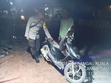 Polsek Sebangau Kuala laksanakan kegiatan KRYD di wilayah kecamatan Sebangau Kuala