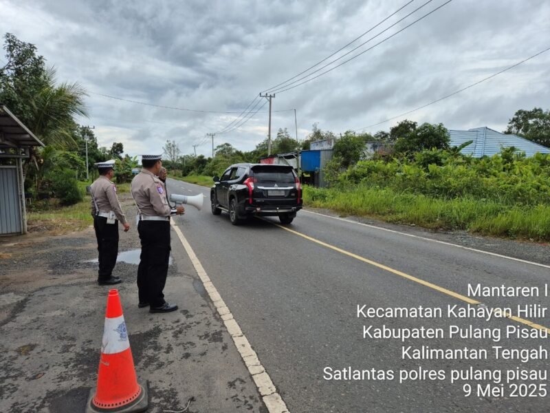 Satlantas Polres Pulang Pisau Gencarkan Penling Guna Kamseltibcarlantas