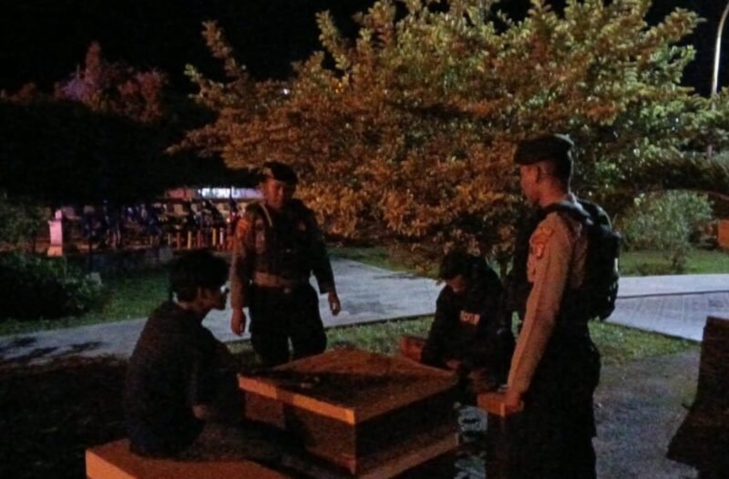 Patroli Malam, Polres Pulang Pisau Sisir Titik Rawan Premanisme