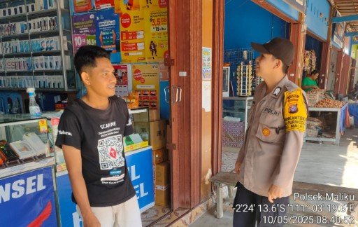 Bhabinkamtibmas Polsek Maliku Sampaikan Himbauan Waspada Penipuan Online Love Scam