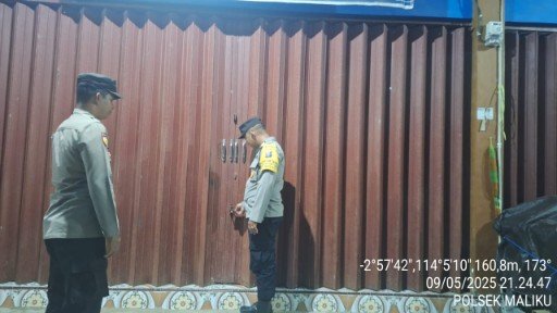 Polsek Maliku Cegah Potensi Gangguan Kamtibmas di Wilkumnya
