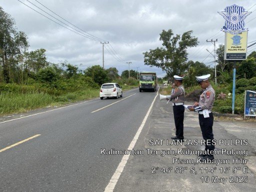 Satlantas Polres Pulang Pisau Gencarkan Penling Guna Kamseltibcarlantas