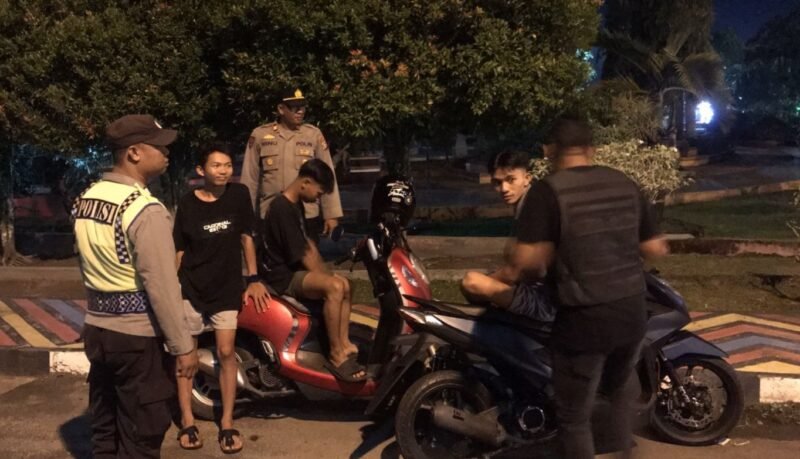 Antisipasi Gangguan Kamtibmas, Kapolsek Kahayan Hilir Turun Langsung Awasi Premanisme