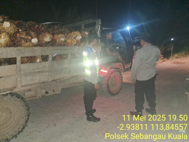 Personil Polsek Sebangau Kuala intensifkan Giat KRYD Guna Cipkon Aman dan Kondusif di Wilayah Kecamatan Sebangau Kuala