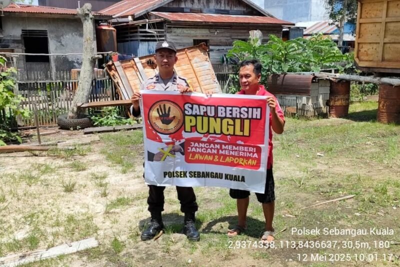 Polsek Sebangau Kuala Laksanakan Sosialisasi Saber Pungli
