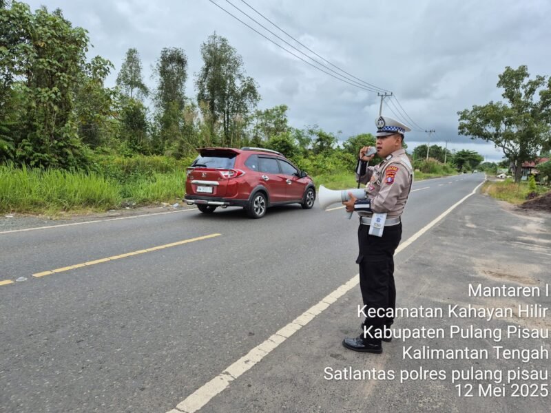 Satlantas Polres Pulang Pisau Gencarkan Penling Guna Kamseltibcarlantas