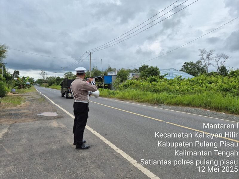 Sat Lantas Polres Pulang Pisau Laksanakan Dikmas Lantas Penling