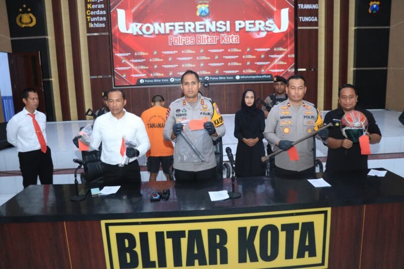 Polres Blitar Kota Berhasil Ungkap Kasus Pencurian, 21 TKP Tiga Tersangka Diamankan