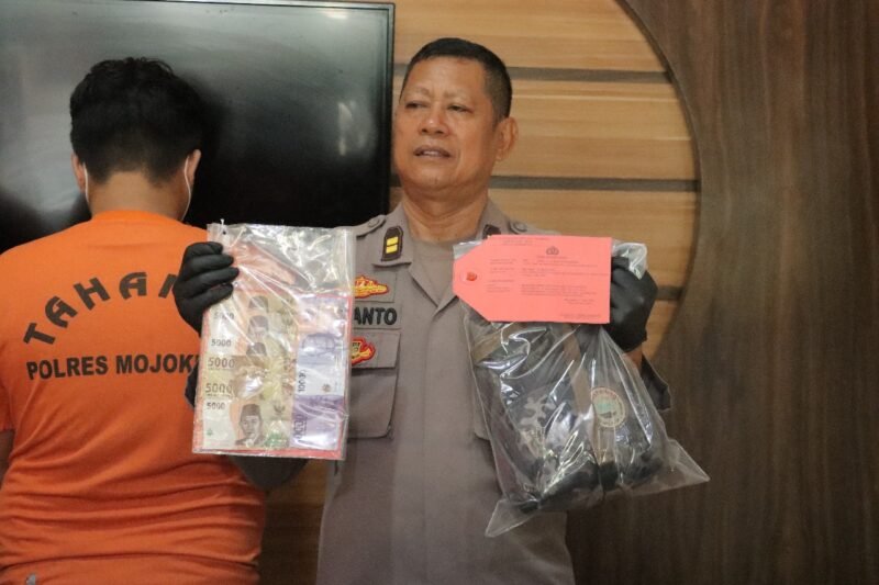 Polres Mojokerto Berhasil Tangkap DPO Preman, Kampung Keroyok Pegawai PLN