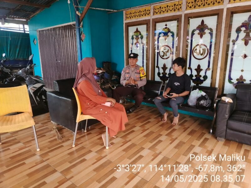 Bhabinkamtibmas Polsek Maliku Sampaikan Himbauan untuk Masyarakat Waspada Penipuan Online