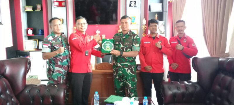 Antisipasi Karhutla Meluas Kodim 1208/Sambas Dan Maggala Agni Bersinergi Laksanakan Koordinasi Pencegahan