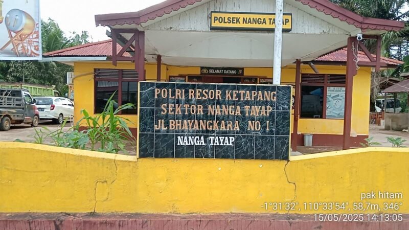 Penangkapan Kayu Ulin di Ketapang Misterius, Mapolsek Nanga Tayap Sepi Tanpa Petugas
