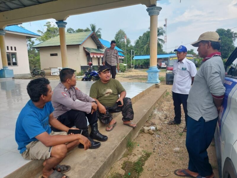 Satuan Binmas Polres Pulang Pisau , Sambangi Warganya terkait Tindak Pidana perdagangan Orang