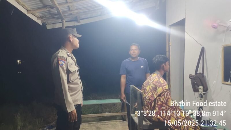Polsek Pandih Batu Ajak Masyarakat untuk Jaga Kamtibmas