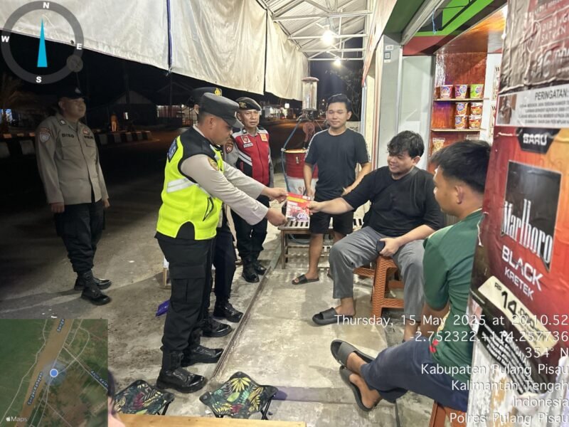 Ciptakan Rasa Aman, Polres Pulang Pisau Intensifkan Patroli Premanisme