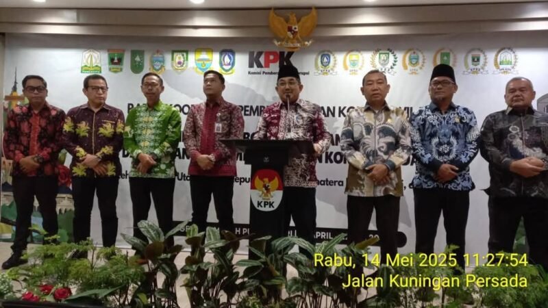 Bupati Tanjab Barat Hadiri Rakor Bersama KPK dan pemerintah daerah se-provensi jambi