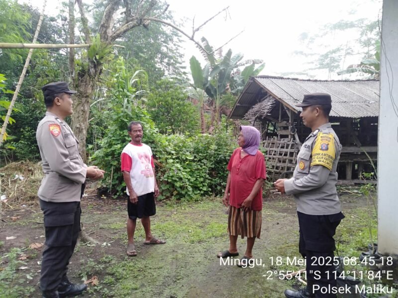 Melaksanakan Kegiatan Sambang, Personel Polsek Maliku Himbau Warga Masyarakat Waspada Modus Kejahatan TPPO