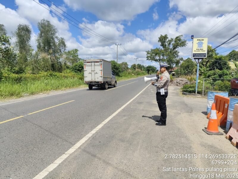 Ciptakan Kamseltibcarlantas, Sat Lantas Polres Pulang Pisau Dikmas Lantas Penling Penluh