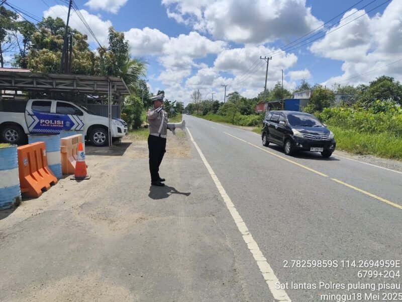 Sat Lantas Polres Pulang Pisau Laksanakan Dikmas Lantas Penling