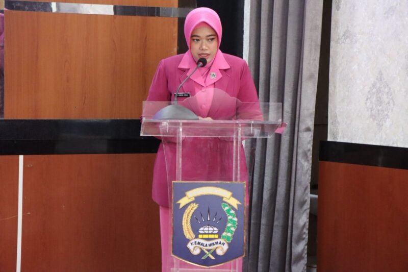 Ketua Bhayangkari Cabang Pulang Pisau Pimpin Sertijab Ketua Ranting Kahayan Tengah