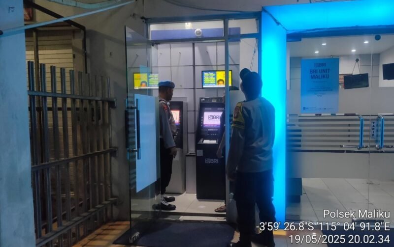 Polsek Maliku Laksanakan Patroli Malam di Wilkumnya untuk Pastikan Kamtibmas Kondusif