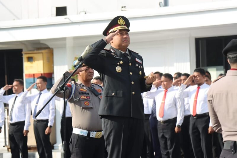 MOMEN Mengingatkan Sejarah Perjuangan, Polres Pamekasan Gelar Upacara Harkitnas ke-117