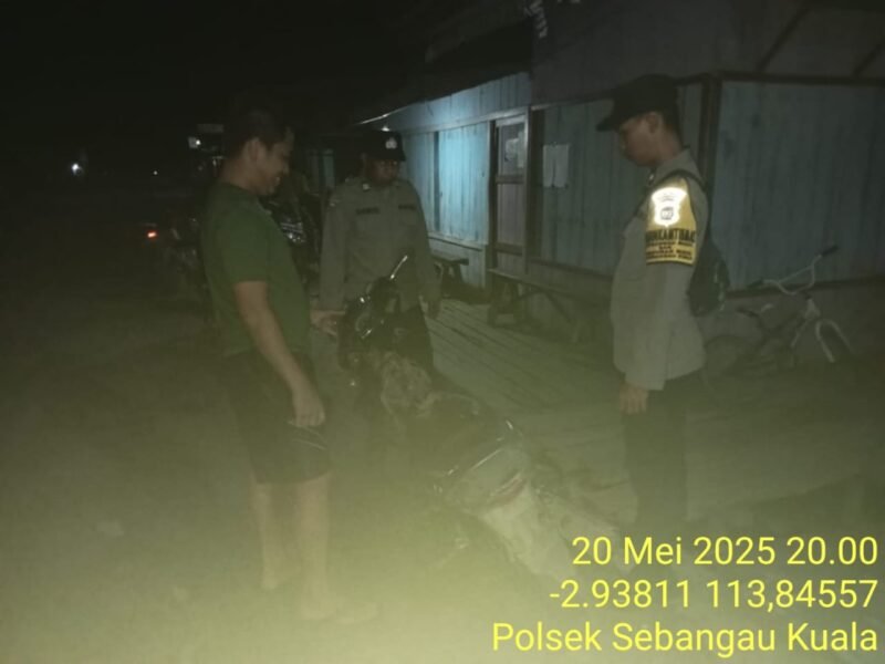 Polsek Sebangau Kuala laksanakan kegiatan KRYD di wilayah kecamatan Sebangau Kuala