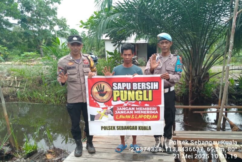 Polsek Sebangau Kuala Laksanakan Sosialisasi Saber Pungli