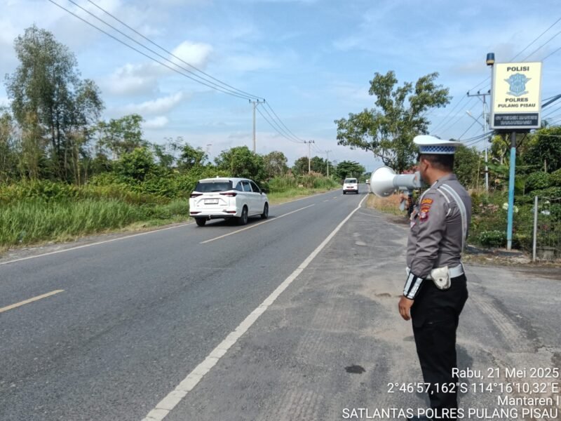 Ciptakan Kamseltibcarlantas, Sat Lantas Polres Pulang Pisau Dikmas Lantas Penling Penluh