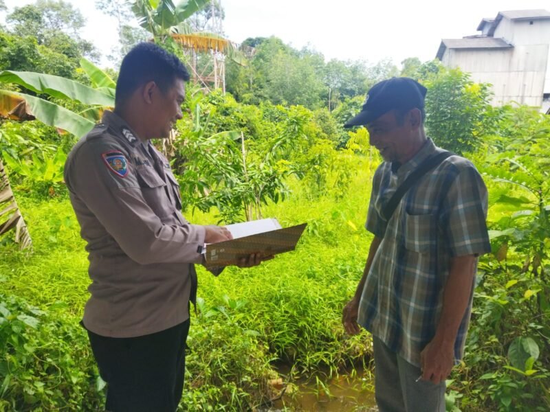 Wujud Kedekatan Dengan Masyarakat, Bhabinkamtibmas Aktif Sambangi Warga Binaan