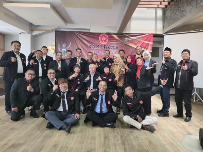 BPC PERADIN Surabaya Gelar Rakercab Usung Tema, Eksistensi dan Konsolidasi Menuju Kejayaan PERADIN