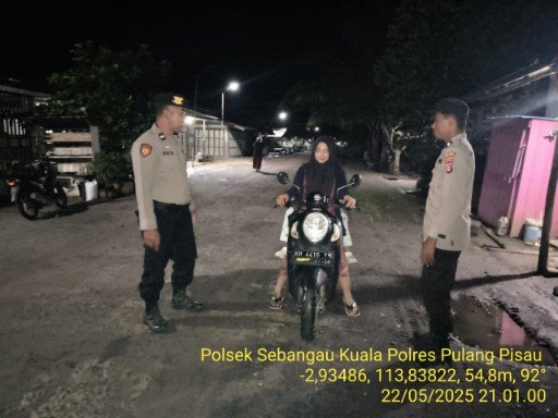 Giat KRYD Guna Cipkonb Aman dan Kondusif Polsek Sebangau Kuala