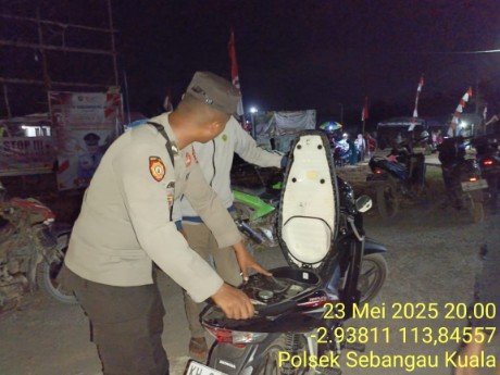 Polsek Sebangau Kuala laksanakan kegiatan KRYD di wilayah kecamatan Sebangau Kuala