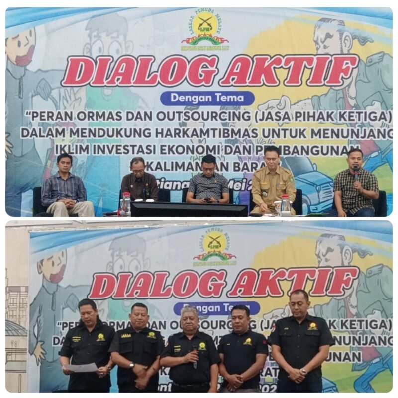 Dialog Aktif Laskar Pemuda Melayu Kalbar: Sinergi Ormas dan Outsourcing untuk Stabilitas dan Pembangunan Kalbar