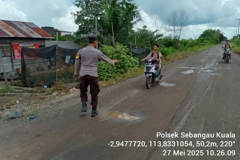 Polsek Sebangau Kuala, laksanakan kegiatan KRYD di wilayah kecamatan Sebangau Kuala