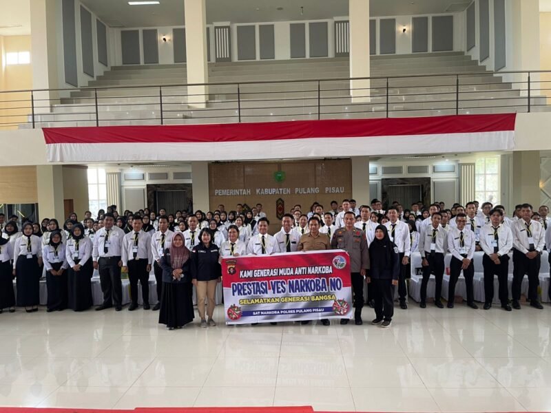 Dukung Program Prioritas Nasional, Satresnarkoba Polres Pulang Pisau, Sosialisasikan Pencegahan Narkoba kepada 243 CPNS