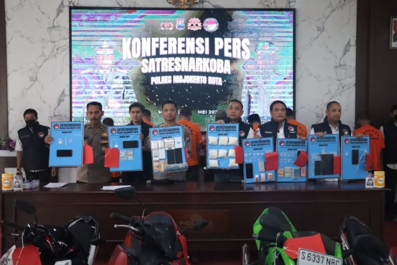Berhasil Amankan, 200 gram Sabu di Kota Mojokerto, Kapolres : Laporkan Gangguan Kamtibmas di 110