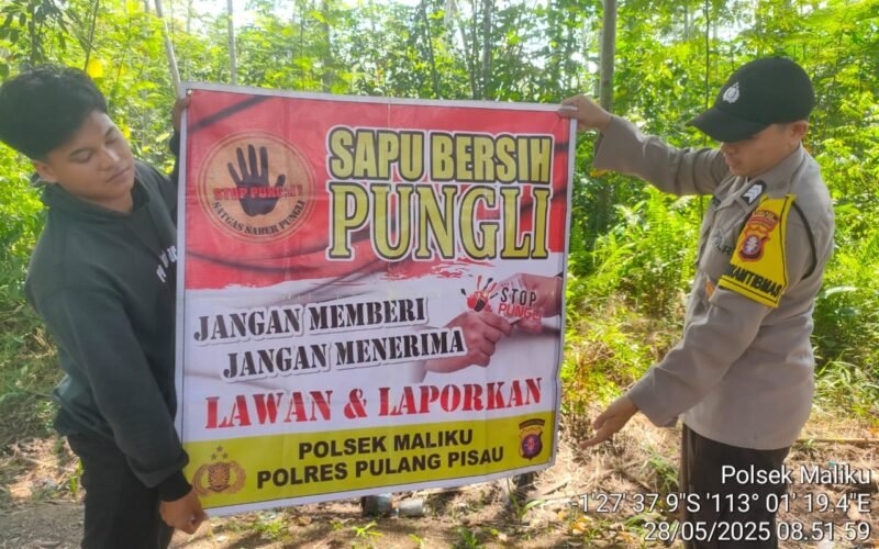 Bhabinkamtibmas Polsek Maliku, Sampaikan Himbauan Larangan Pungli