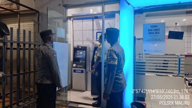 Polsek Maliku, Melaksanakan Kegiatan Patroli Malam disekitaran Lokasi Obyek Vital di Kecamatan Maliku