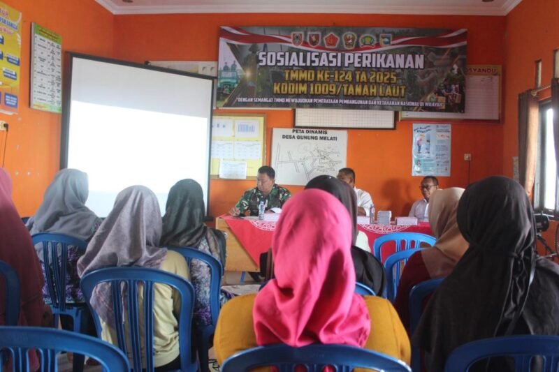 Menambah Wawasan Serta Keterampilan Masyarakat TMMD Ke-124 Kodim 1009/Tla Hadirkan, Penyuluhan Perikanan