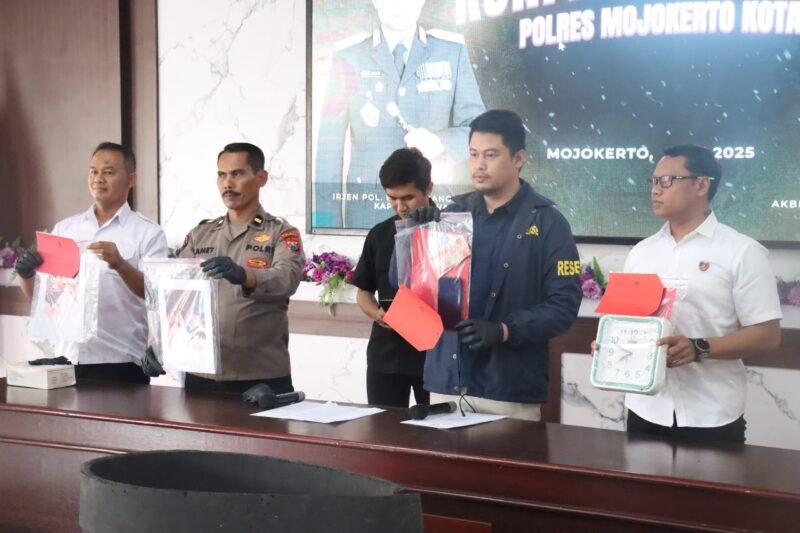 Polres Mojokerto Kota Bongkar, 2 Arena Sabung Ayam Amankan 5 orang