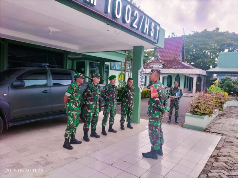 Dandim 1002/HST Lepas Personel, Pindah Satuan ke Yonif TP 829/CPW dalam Suasana Sederhana