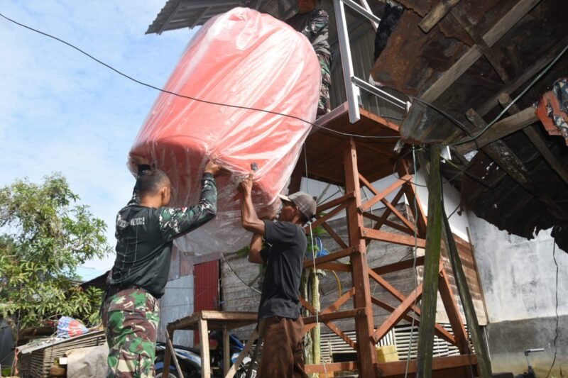 Hampir Rampung, Progres TMMD ke-124 Kodim 1002/HST Terus Dikebut Jelang Penutupan