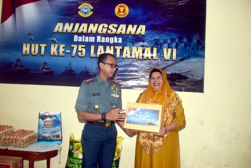 Lantamal VI Makassar Anjangsana Jelang HUT ke-75 Tahun 2025