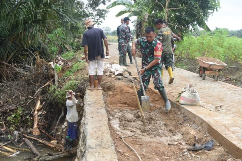 H-3 Penutupan TMMD ke-124 HST, Pembangunan Jalan Utama Hampir Rampung