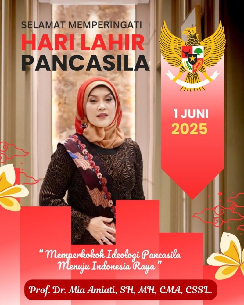 Mia Amiati: Selamat Memperingati Hari Lahir Pancasila
