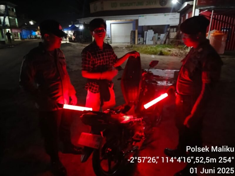 Personel Polsek Maliku, Sampaikan Himbauan Kamtibmas untuk Warga Masyarakat Dalam Kegiatan