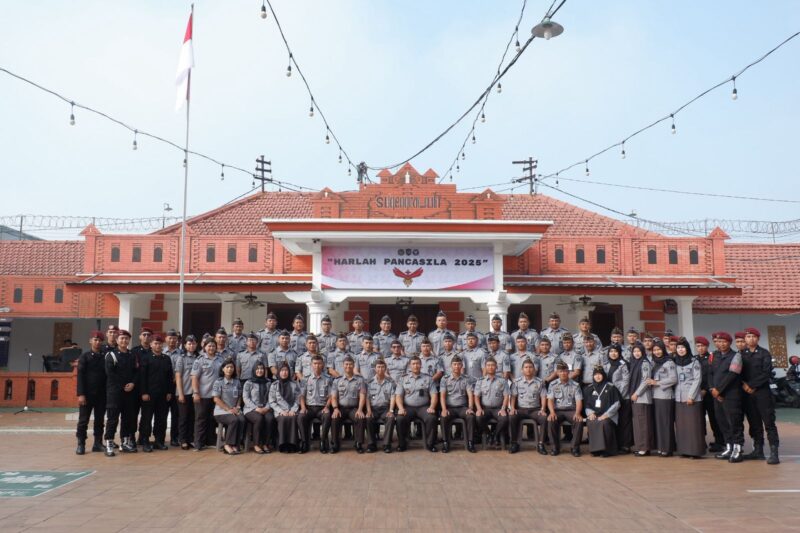 Lapas Kelas IIB Mojokerto Gelar Upacara Khidmat