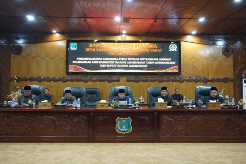 DPRD Tanjabbar Gelar Paripurna Pertama Penyampaian Nota Rancangan Perda APBD Tahun 2024