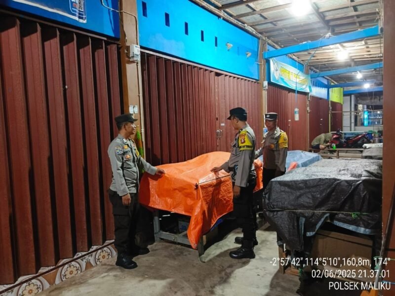 Mencegah Potensi Gangguan Kamtibmas, di Wilkumnya Polsek Maliku Rutin Melaksanakan Patroli